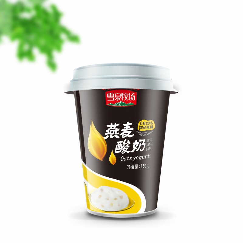 燕麥酸奶160克X12杯（全國(guó)包郵），關(guān)注雪泉乳業(yè)微信公眾號(hào)，手機(jī)在線(xiàn)訂購(gòu)更加優(yōu)惠！